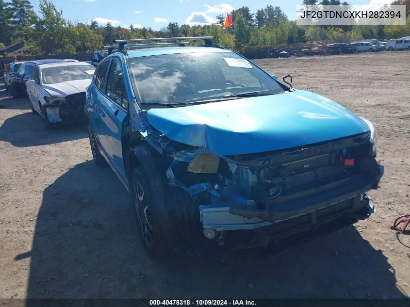 2019 Subaru Crosstrek Hybrid VIN: JF2GTDNCXKH282394 Lot: 40478318