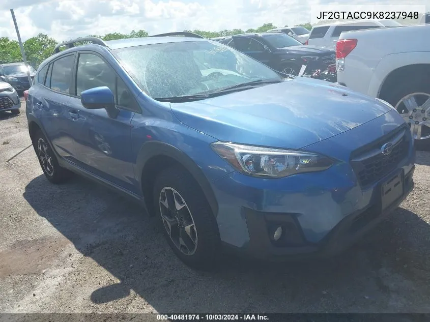 2019 Subaru Crosstrek 2.0I Premium VIN: JF2GTACC9K8237948 Lot: 40481974