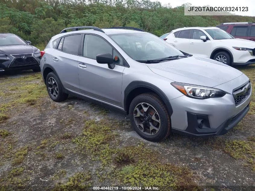 2019 Subaru Crosstrek VIN: JF2GTABC0K8324123 Lot: 40482719