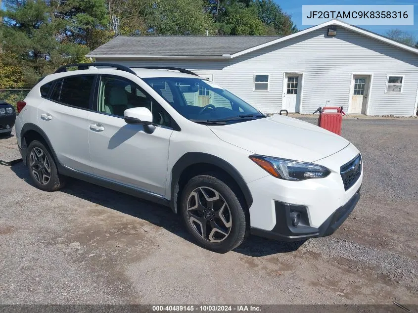 2019 Subaru Crosstrek 2.0I Limited VIN: JF2GTAMC9K8358316 Lot: 40489145