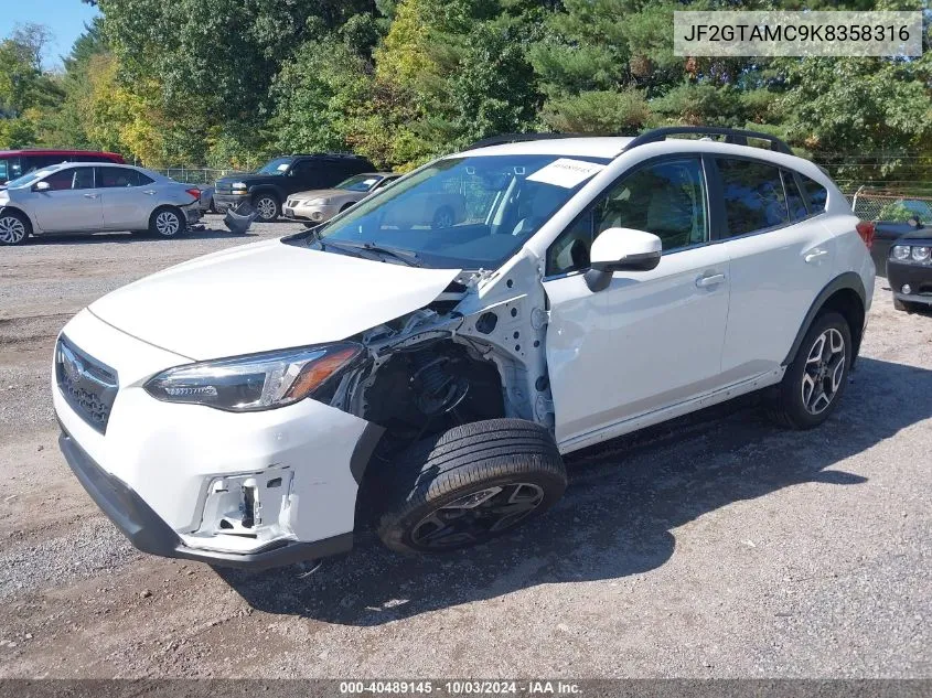 2019 Subaru Crosstrek 2.0I Limited VIN: JF2GTAMC9K8358316 Lot: 40489145