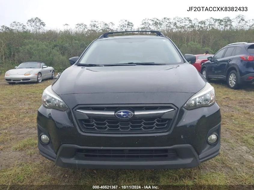 JF2GTACCXK8382433 2019 Subaru Crosstrek 2.0I Premium