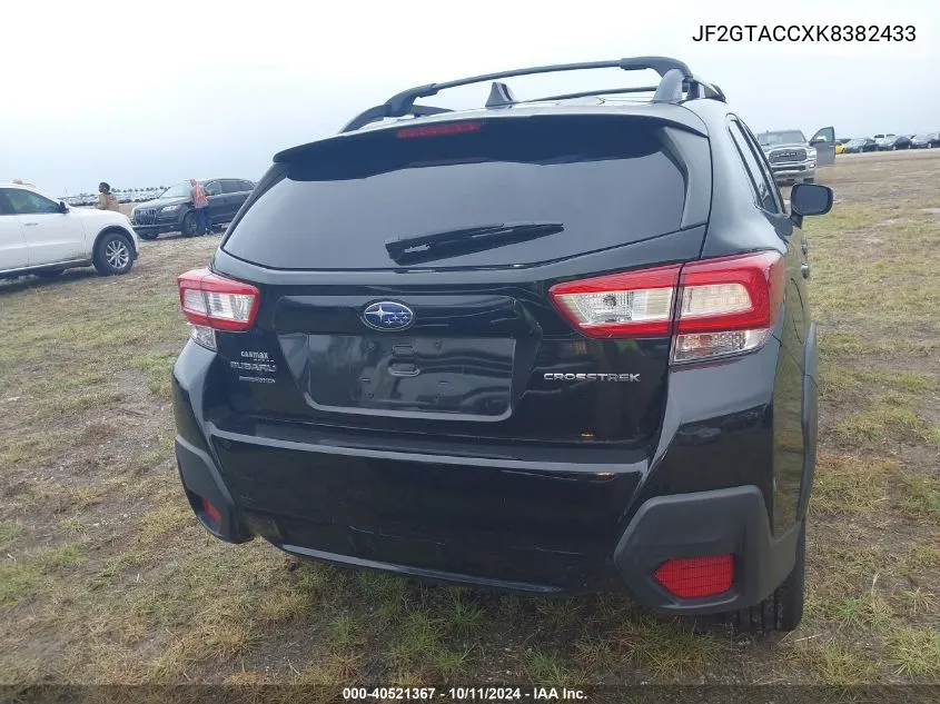 JF2GTACCXK8382433 2019 Subaru Crosstrek 2.0I Premium