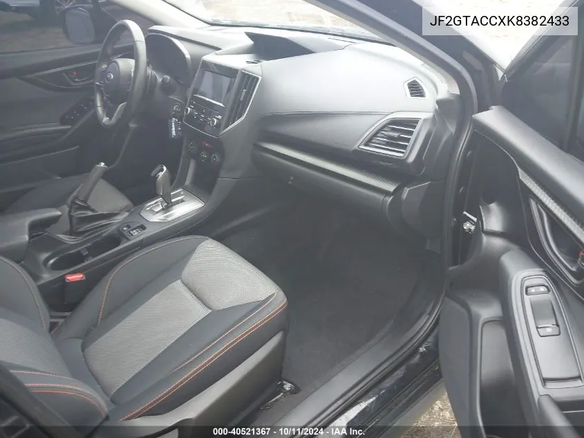 JF2GTACCXK8382433 2019 Subaru Crosstrek 2.0I Premium