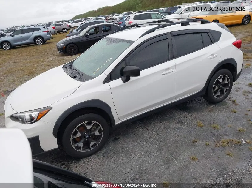 2019 Subaru Crosstrek VIN: JF2GTABC2K8301636 Lot: 40533780