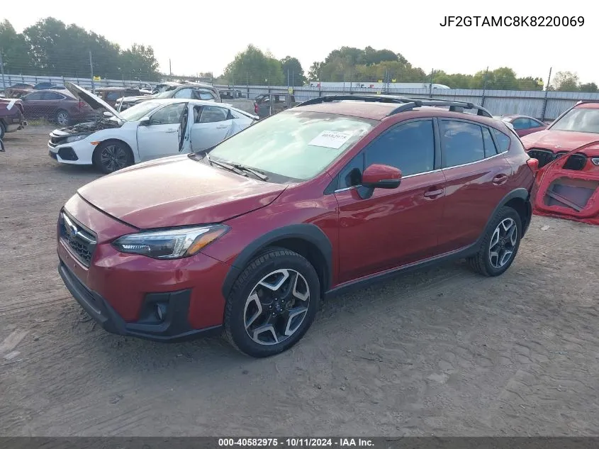 JF2GTAMC8K8220069 2019 Subaru Crosstrek 2.0I Limited