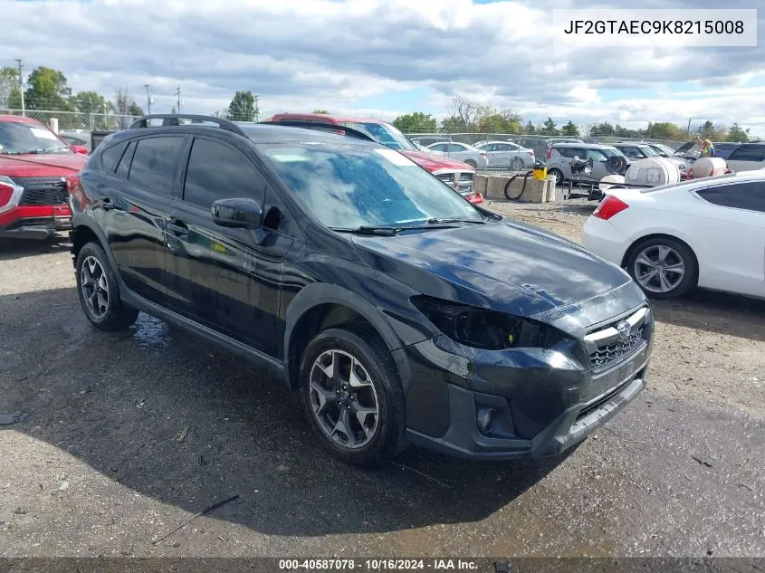 2019 Subaru Crosstrek 2.0I Premium VIN: JF2GTAEC9K8215008 Lot: 40587078