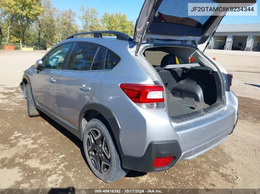 2019 Subaru Crosstrek 2.0I Limited VIN: JF2GTAMC8K8234344 Lot: 40616392