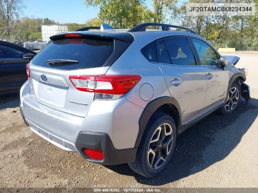 2019 Subaru Crosstrek 2.0I Limited VIN: JF2GTAMC8K8234344 Lot: 40616392