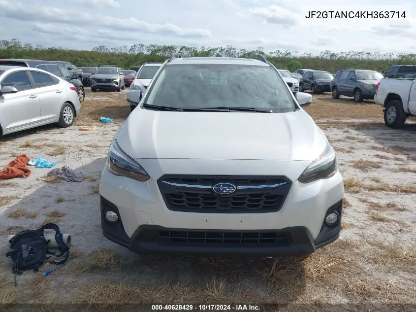 2019 Subaru Crosstrek Limited VIN: JF2GTANC4KH363714 Lot: 40628429