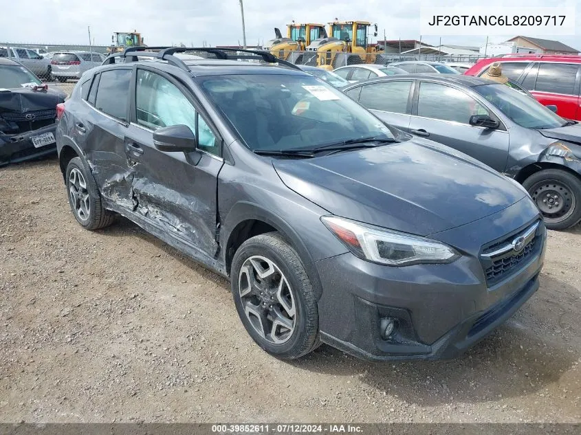 2020 Subaru Crosstrek Limited VIN: JF2GTANC6L8209717 Lot: 39852611