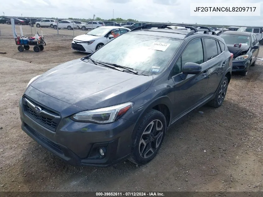 2020 Subaru Crosstrek Limited VIN: JF2GTANC6L8209717 Lot: 39852611