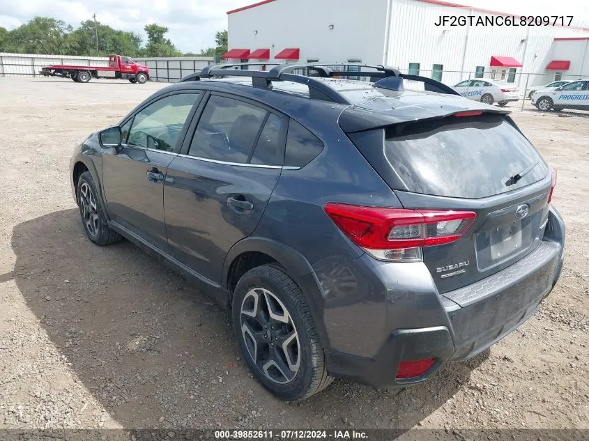 2020 Subaru Crosstrek Limited VIN: JF2GTANC6L8209717 Lot: 39852611