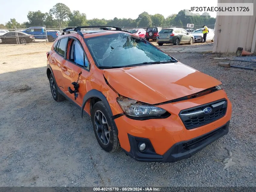 JF2GTAEC6LH211726 2020 Subaru Crosstrek Premium