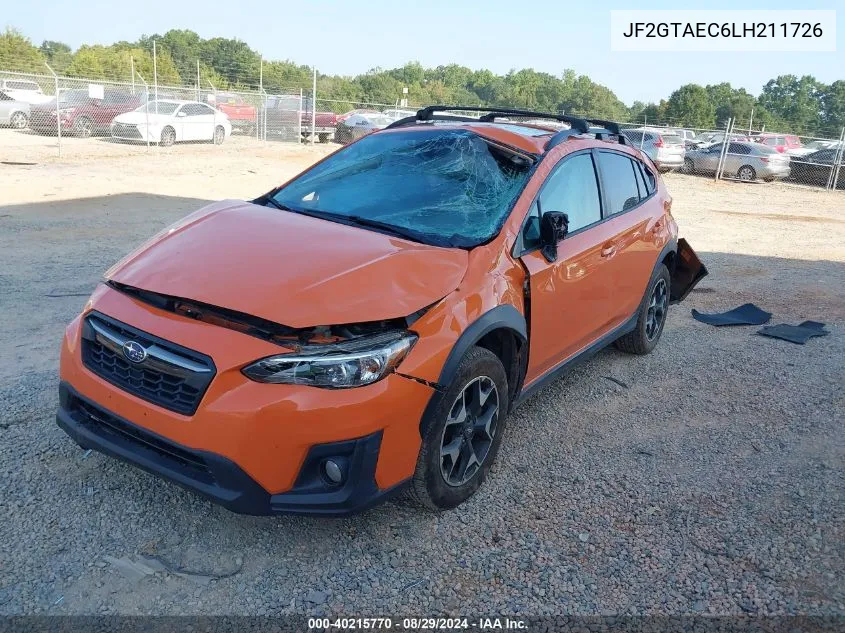 JF2GTAEC6LH211726 2020 Subaru Crosstrek Premium