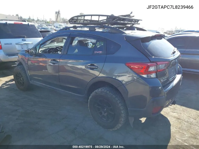 2020 Subaru Crosstrek Premium VIN: JF2GTAPC7L8239466 Lot: 40219975