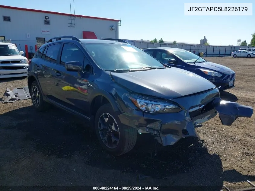 2020 Subaru Crosstrek Premium VIN: JF2GTAPC5L8226179 Lot: 40224164