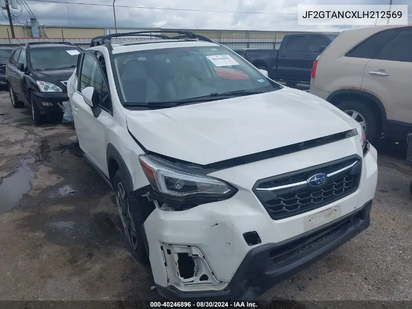 2020 Subaru Crosstrek Limited VIN: JF2GTANCXLH212569 Lot: 40246896