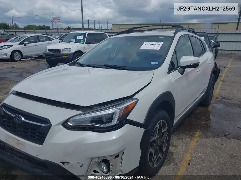 2020 Subaru Crosstrek Limited VIN: JF2GTANCXLH212569 Lot: 40246896