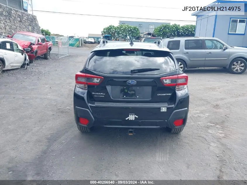 2020 Subaru Crosstrek Premium VIN: JF2GTAEC9LH214975 Lot: 40256540