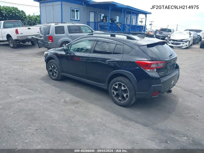 2020 Subaru Crosstrek Premium VIN: JF2GTAEC9LH214975 Lot: 40256540