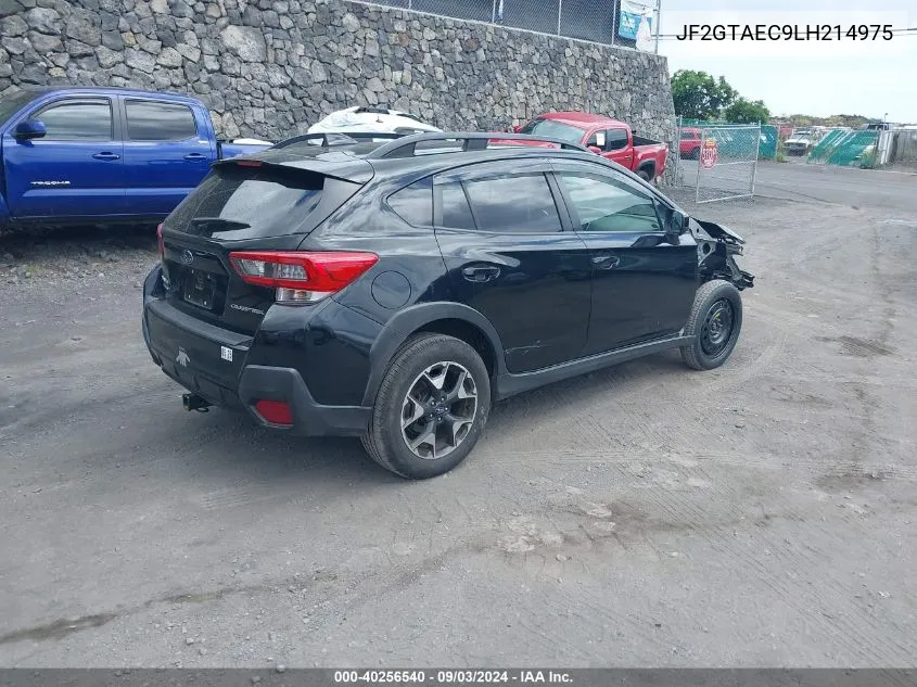 2020 Subaru Crosstrek Premium VIN: JF2GTAEC9LH214975 Lot: 40256540