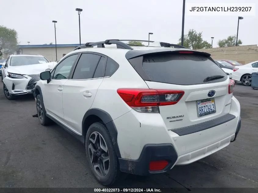 2020 Subaru Crosstrek Limited VIN: JF2GTANC1LH239207 Lot: 40322073