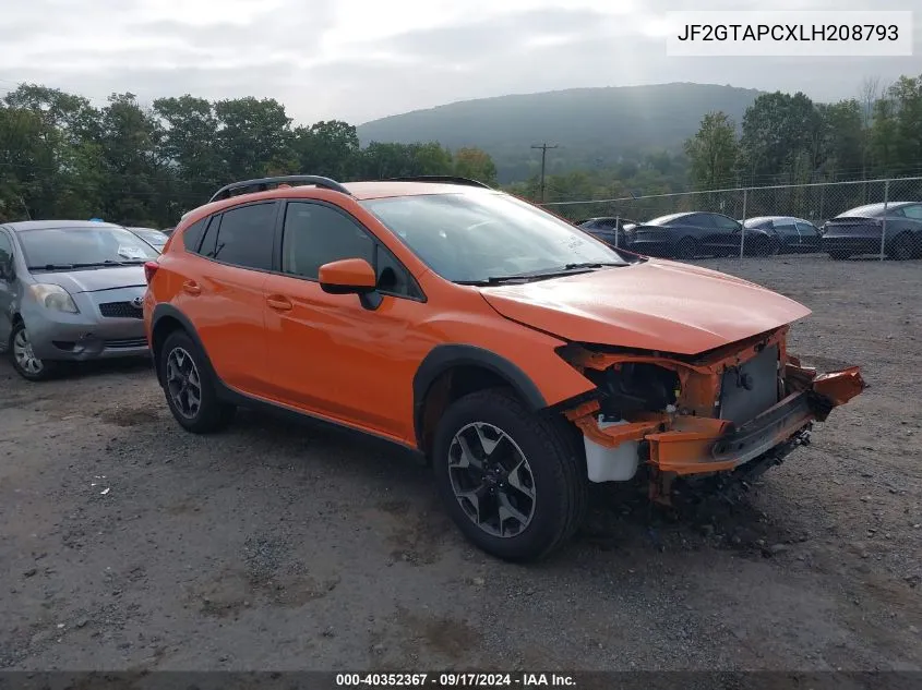 JF2GTAPCXLH208793 2020 Subaru Crosstrek Premium