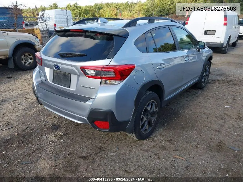 2020 Subaru Crosstrek Premium VIN: JF2GTAEC3L8276503 Lot: 40413296