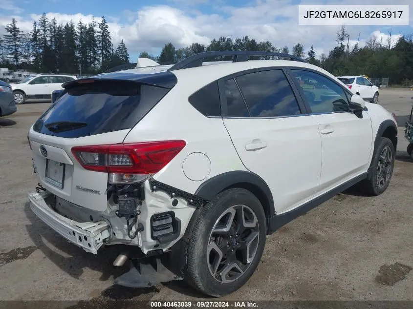 2020 Subaru Crosstrek Limited VIN: JF2GTAMC6L8265917 Lot: 40463039