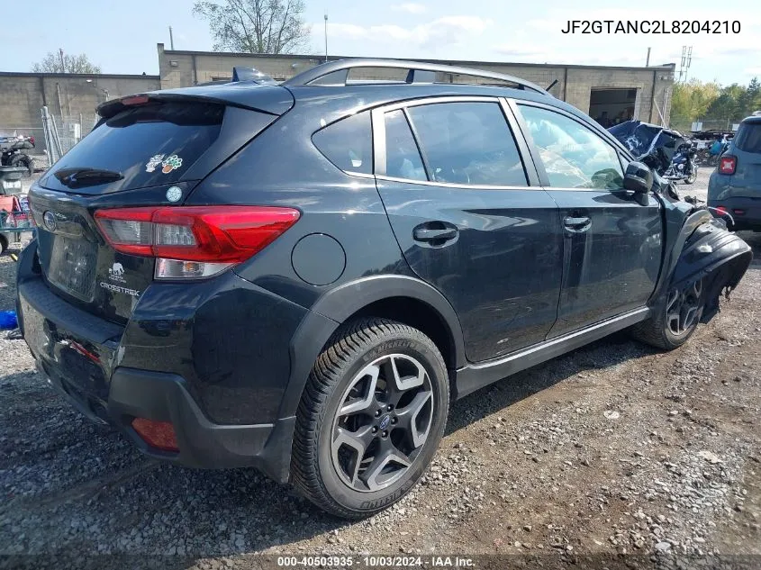 2020 Subaru Crosstrek Limited VIN: JF2GTANC2L8204210 Lot: 40503935