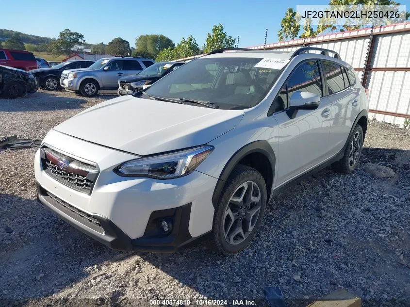 JF2GTANC2LH250426 2020 Subaru Crosstrek Limited