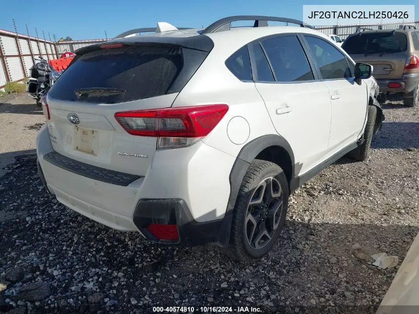 JF2GTANC2LH250426 2020 Subaru Crosstrek Limited