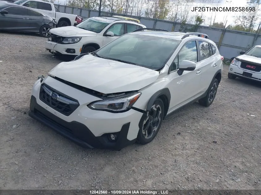 2021 Subaru Crosstrek VIN: JF2GTHNC6M8258698 Lot: 12042560