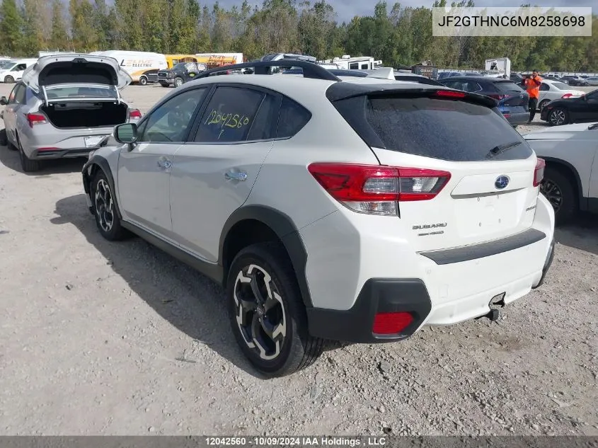 2021 Subaru Crosstrek VIN: JF2GTHNC6M8258698 Lot: 12042560