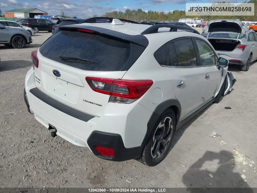 2021 Subaru Crosstrek VIN: JF2GTHNC6M8258698 Lot: 12042560