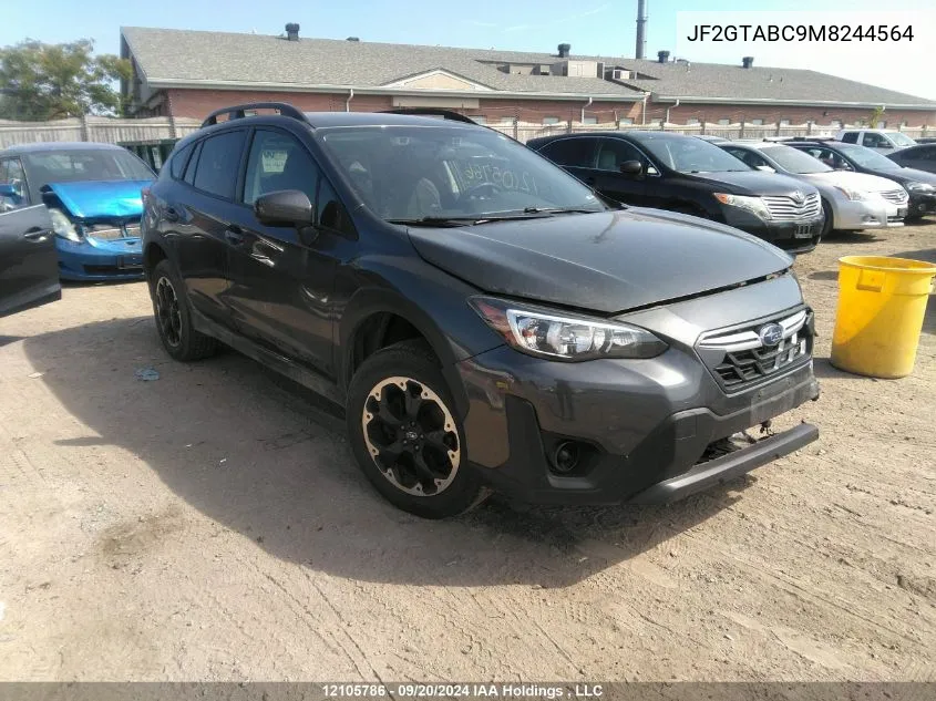 2021 Subaru Crosstrek VIN: JF2GTABC9M8244564 Lot: 12105786