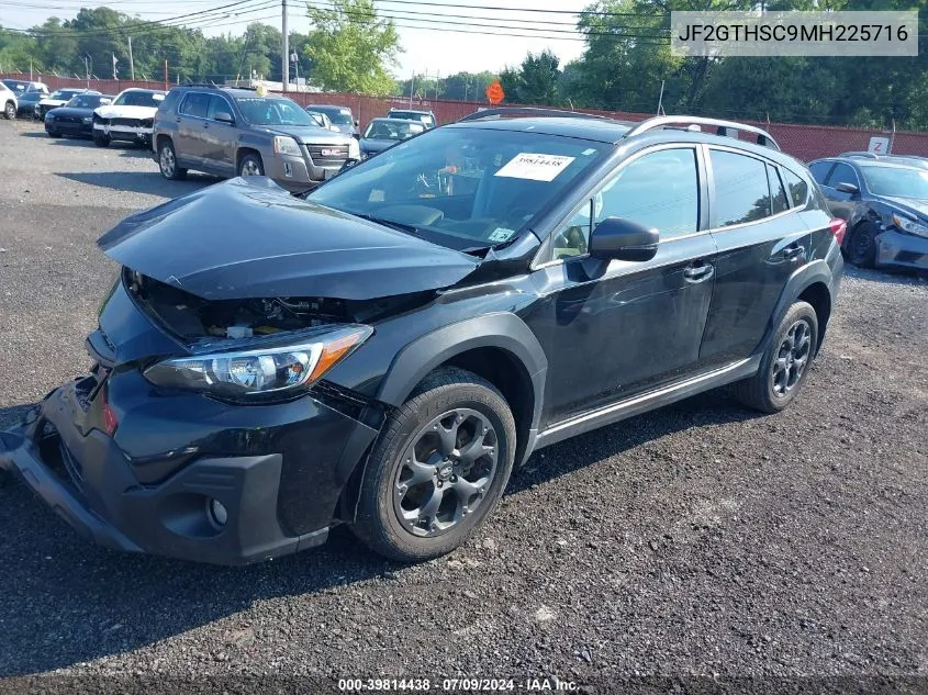 2021 Subaru Crosstrek Sport VIN: JF2GTHSC9MH225716 Lot: 39814438