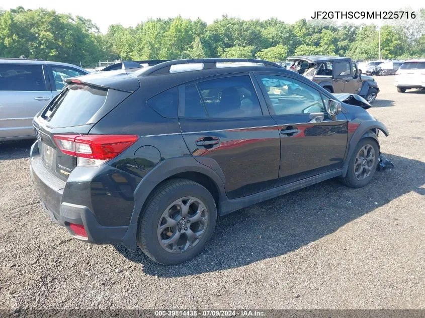 2021 Subaru Crosstrek Sport VIN: JF2GTHSC9MH225716 Lot: 39814438