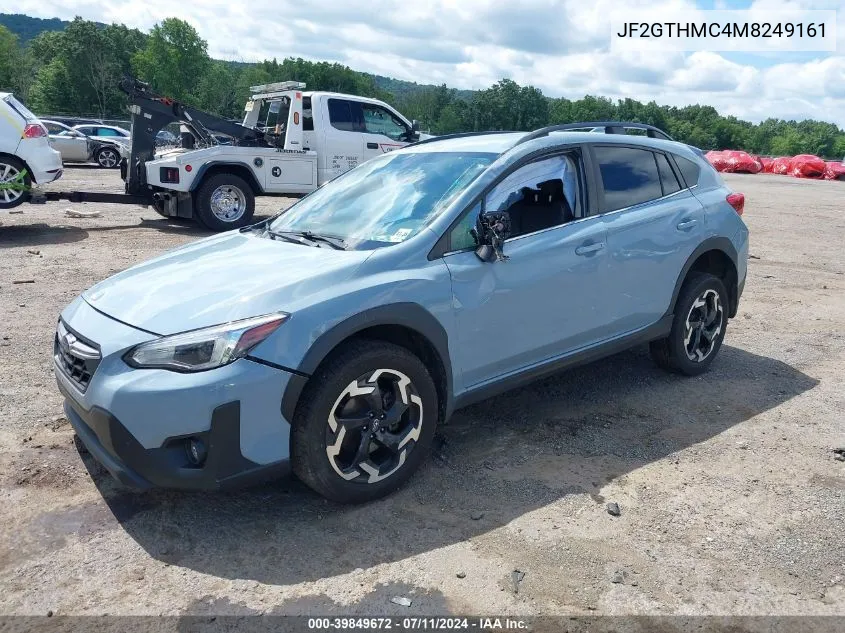 2021 Subaru Crosstrek Limited VIN: JF2GTHMC4M8249161 Lot: 39849672