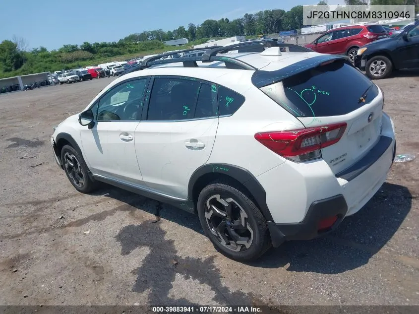 2021 Subaru Crosstrek Limited VIN: JF2GTHNC8M8310946 Lot: 39883941