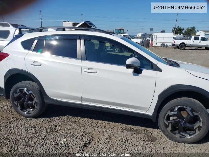 2021 Subaru Crosstrek Limited VIN: JF2GTHNC4MH666052 Lot: 39971003