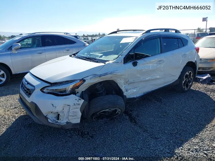 2021 Subaru Crosstrek Limited VIN: JF2GTHNC4MH666052 Lot: 39971003