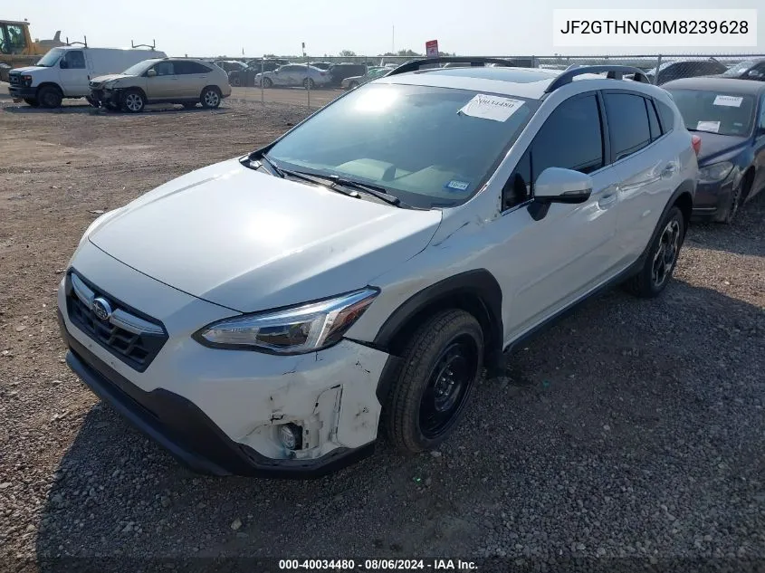 2021 Subaru Crosstrek Limited VIN: JF2GTHNC0M8239628 Lot: 40034480