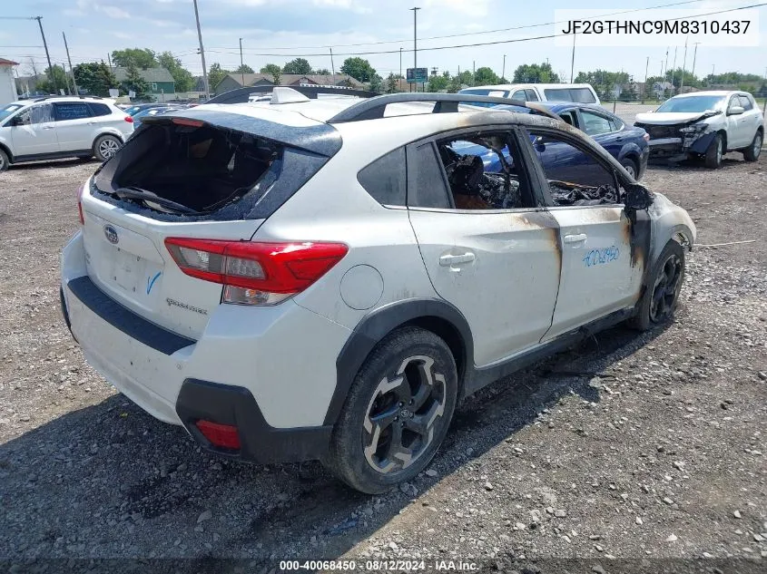 2021 Subaru Crosstrek Limited VIN: JF2GTHNC9M8310437 Lot: 40068450