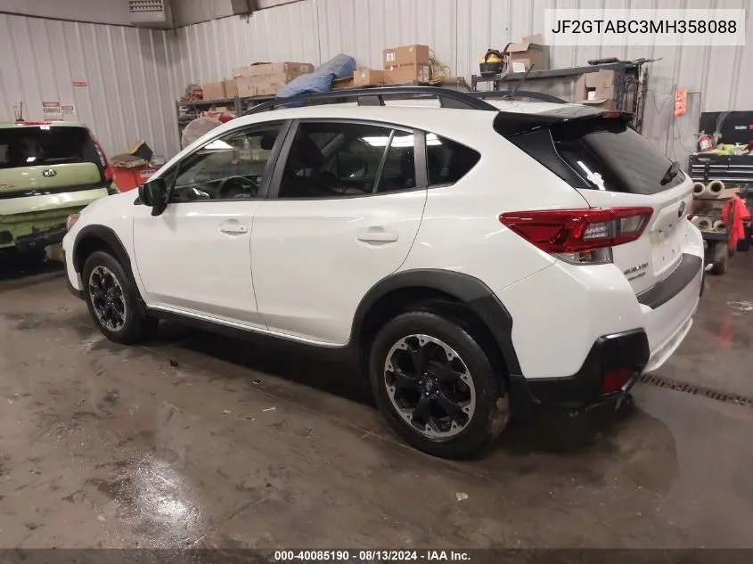 JF2GTABC3MH358088 2021 Subaru Crosstrek