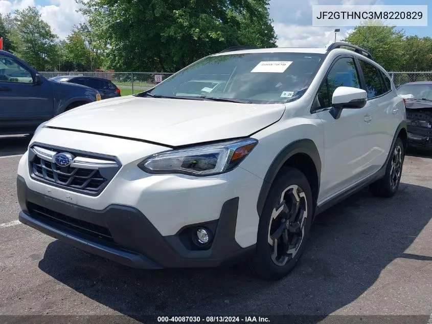 2021 Subaru Crosstrek Limited VIN: JF2GTHNC3M8220829 Lot: 40087030