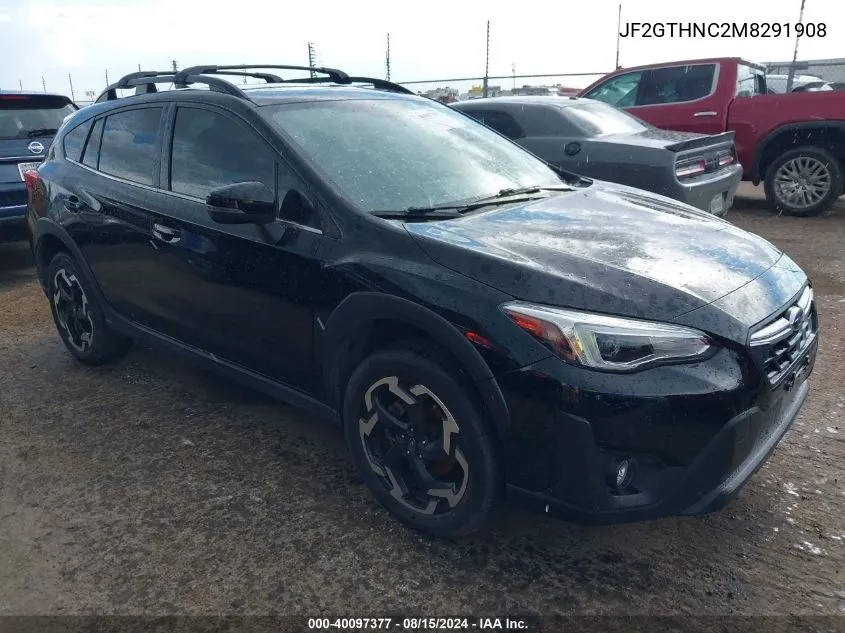 2021 Subaru Crosstrek Limited VIN: JF2GTHNC2M8291908 Lot: 40097377