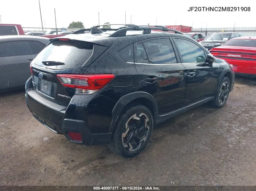 2021 Subaru Crosstrek Limited VIN: JF2GTHNC2M8291908 Lot: 40097377