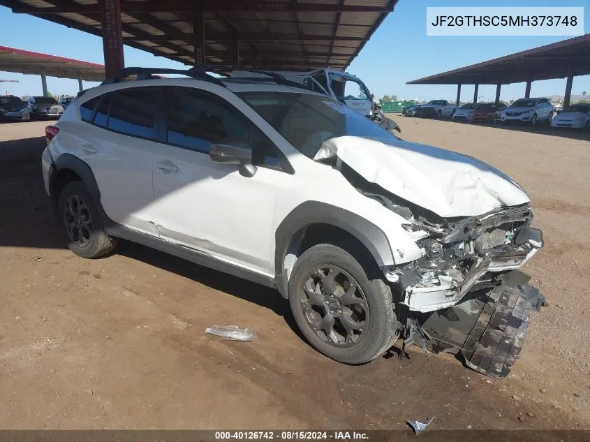 2021 Subaru Crosstrek Sport VIN: JF2GTHSC5MH373748 Lot: 40126742